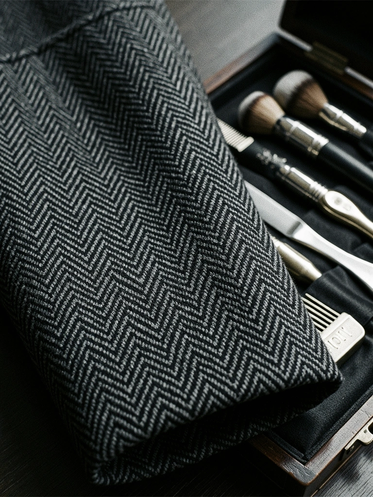 Herringbone wool texture