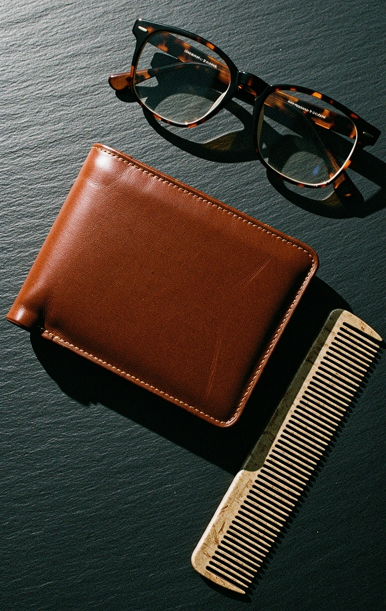 Men's classic style guide flatlay